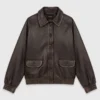 Cropped leather jacket Cropped leather jacket