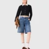 Cropped poplin shirt Cropped poplin shirt