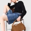 Cropped poplin shirt Cropped poplin shirt