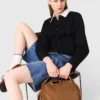 Cropped poplin shirt Cropped poplin shirt