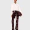 Cropped shirt with jewel detail Cropped shirt with jewel detail