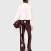 Cropped shirt with jewel detail Cropped shirt with jewel detail
