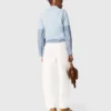 Cropped sweater with rhinestones Cropped sweater with rhinestones