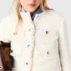 Cropped tweed jacket