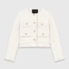 Cropped tweed jacket