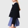 Cropped tweed jacket, removable collar Cropped tweed jacket, removable collar