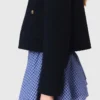 Cropped tweed jacket, removable collar Cropped tweed jacket, removable collar