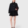 Cropped velvet collar jacket Cropped velvet collar jacket