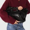 Crackled leather M Tote bag Crackled leather M Tote bag