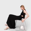 Cutout waist maxi dress Cutout waist maxi dress