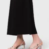 Metallic strappy heeled sandals