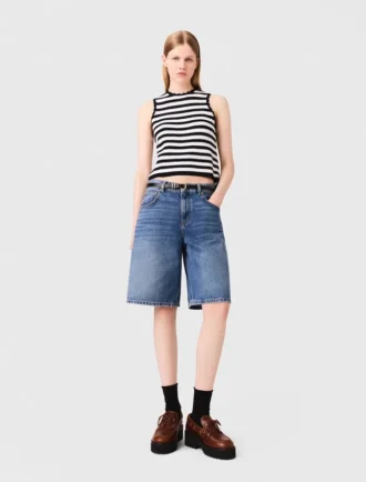 Denim Bermuda Shorts