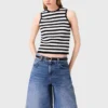 Denim Bermuda Shorts