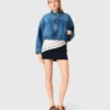 Denim bomber jacket Denim bomber jacket