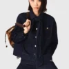 Denim jacket with bow Denim jacket with bow