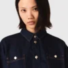 Denim jacket with bow Denim jacket with bow