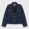 Denim jacket with bow Denim jacket with bow