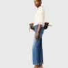 Denim jeans with pockets Denim jeans with pockets