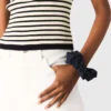 Denim scrunchie