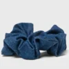 Denim scrunchie