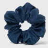 Denim scrunchie