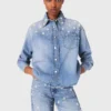 Denim shirt jacket Denim shirt jacket