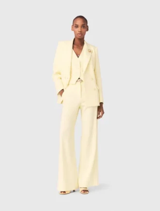 Double-breasted suit jacket