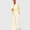 Double-breasted suit jacket