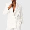 Double-breasted suit jacket