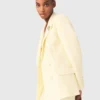 Double-breasted suit jacket