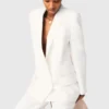 Double-breasted suit jacket