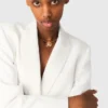 Double-breasted suit jacket