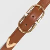 Double-buckle leather belt Double-buckle leather belt