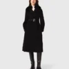 Double-faced coat with removable collar Double-faced coat with removable collar
