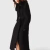 Double-faced coat with removable collar Double-faced coat with removable collar