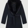 Double-faced mid-length coat Double-faced mid-length coat