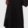 Dual-material maxi dress Dual-material maxi dress