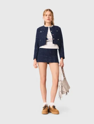 Embellished Cropped blazer