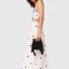 Embroidered cut-out maxi dress