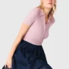 Embroidered denim midi skirt Embroidered denim midi skirt