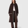 Embroidered double-faced coat Embroidered double-faced coat