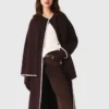 Embroidered double-faced coat Embroidered double-faced coat