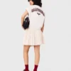 Embroidered fleece cropped sweatshirt Embroidered fleece cropped sweatshirt