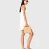 Embroidered linen-blend dress Embroidered linen-blend dress