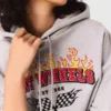 Embroidered logo cropped sweatshirt Embroidered logo cropped sweatshirt