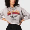 Embroidered logo cropped sweatshirt Embroidered logo cropped sweatshirt