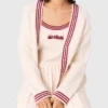 Embroidered longline cardigan Embroidered longline cardigan
