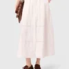Embroidered midi skirt Embroidered midi skirt