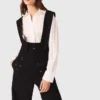 Embroidered trousers with braces Embroidered trousers with braces