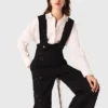 Embroidered trousers with braces Embroidered trousers with braces